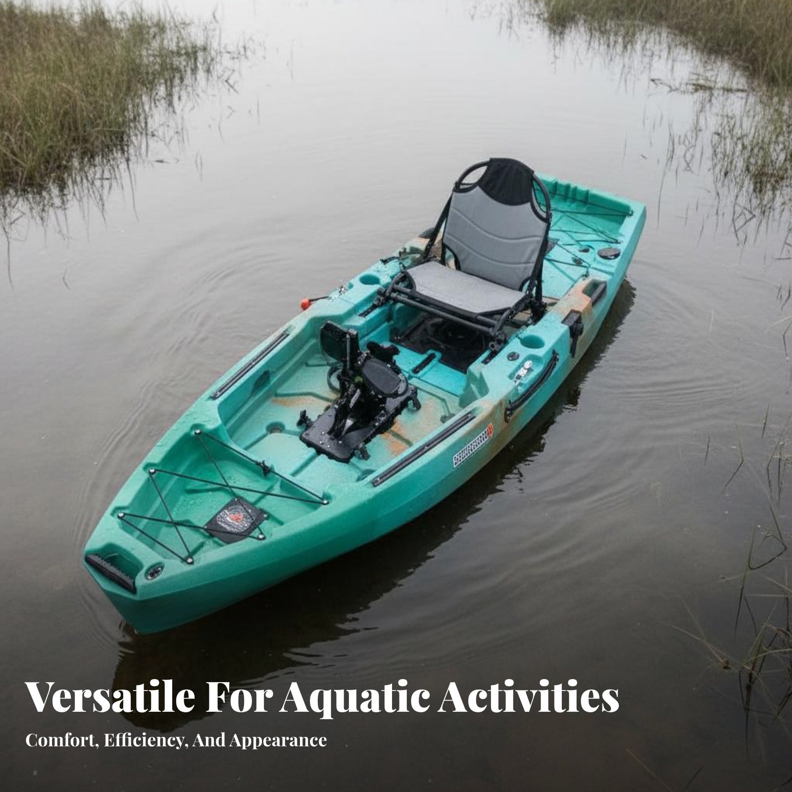 Fishing Kayak Sit On Top - ペダルドライブフィッシングボート折りたたみ式インフレータブルフィッシングカヤックインフレータブルペダルカヤック耐摩耗性一人乗り適応型ボート