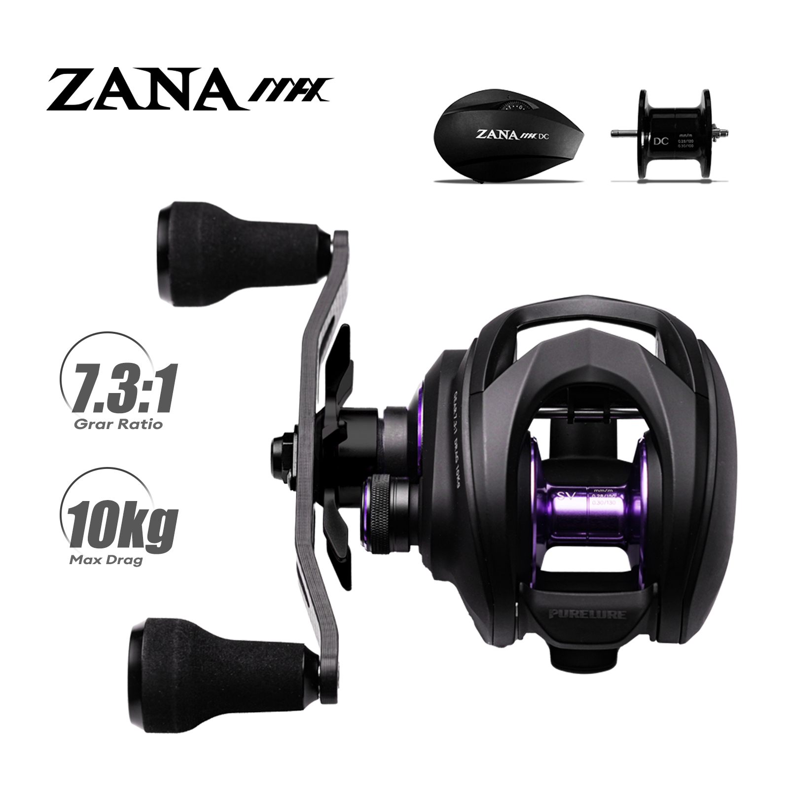 PURELURE ZANA MAX 10KG SV+DC デ - Abu Garcia Reel Max のレビューと価格