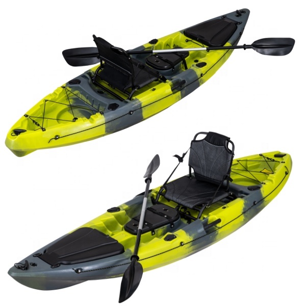 2.9メートルプラスチックカヤックフィッシングカヤックボート - Fishing Kayak Sit On Top のレビューと価格